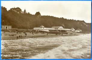 Rauschen Kr. Samland, Kreis Samland Rauschen Kr. Samland, Strand mit Strandhalle VI Rauschen, Strand