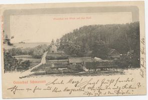 Schwarzort, Kreis Memel Schwarzort, Pfarrthal mit Blick auf das Haff 