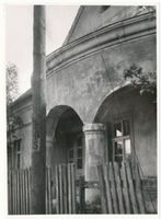  Kreis Lyck, Ehemaliger deutscher Bauernhof, Wohnhaus Straßenseite 
