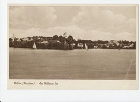 Milken, Kreis Lötzen Milken, Am Milkener See 
