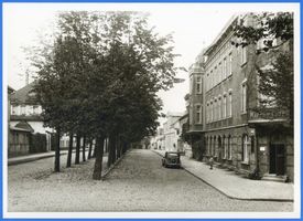 Ebenrode, Stadt, Kreis Ebenrode Rathausstraße Ebenrode, Rathausstraße mit Wiener Cafe 