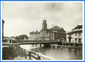 Memel, Stadt, Stadtkreis Memel Memel, Börse und Börsenbrücke 