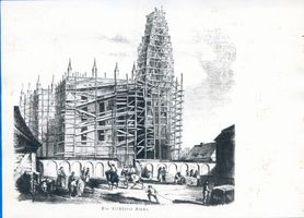 Königsberg (Pr.), Stadtkreis Königsberg Königsberg, Altstädtische Kirche im Aufbau Кёнигсберг, Альтштадтская церковь в процессе восстановления