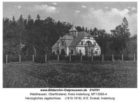 Waldhausen Kr. Insterburg, Oberförsterei, Kreis Insterburg 