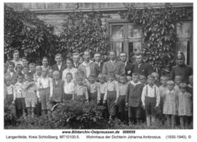 Langenfelde, Ort, Kreis Schloßberg 