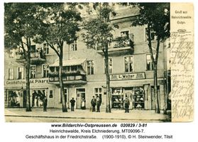 Heinrichswalde Kr. Elchniederung, Kreis Elchniederung Friedrichstraße, Heinrichswalde