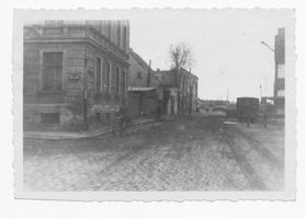 Tilsit, Stadt, Stadtkreis Tilsit Speichergasse Tilsit, Speichergasse Ecke Deutsche Str. mit Blick nach Norden 