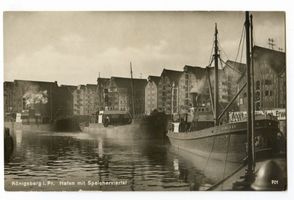 Königsberg (Pr.), Stadtkreis Königsberg Königsberg (Pr.), Hafen mit Speicherviertel Königsberg, Speicherviertel am Hundegatt (Lastadie)