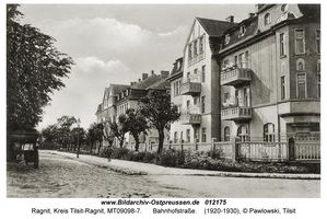 Ragnit, Kreis Tilsit-Ragnit Bahnhofstraße  