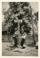 Kreis Allenstein, Wegweiser nach Rosenau 