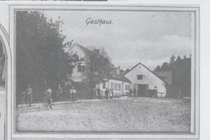 Metgethen, Ort und Bahnstation, Stadtkreis Königsberg Metgethen, Gasthaus  Vierbrüderkrug  II Metgethen, Vierbrüdersäule und Vierbrüderkrug