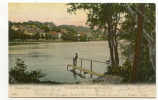 Rauschen Kr. Samland, Kreis Samland Rauschen Kr. Samland, Teichpartie mit Blick auf Rauschen 