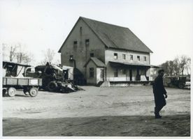 Reimannswalde, Kreis Treuburg Kowahlen, Wirtschaftsgebäude im heutigen Staatsgut Kowalen Ковален, хозяйственные постройки в нынешнем государственном имении Ковален