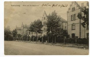 Rastenburg, Stadt, Kreis Rastenburg Rastenburg, Blick auf die Kasernen 