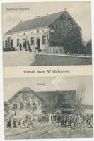 Widrinnen, Kreis Rastenburg Widrinnen, Gasthaus, Schule 