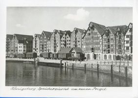 Königsberg (Pr.), Stadtkreis Königsberg Königsberg (Pr.), Hundegatt, Speicher an der Lastadie IV Königsberg, Pregel
