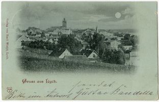 Lyck, Stadt, Kreis Lyck Lyck, Blick auf die Stadt III 