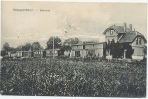 Breitenstein (Ostpr.), Ort, Kreis Tilsit-Ragnit Breitenstein fr. Kraupischken, Bahnhof 