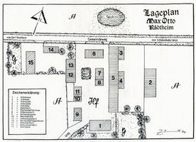Rädtkeim, Kreis Gerdauen Rädtkeim, Lageplan des Gutes Max Otto Rädtkeim (Zeichnung) Редткайм, план имения Макса Отто, Редткайм (рисунок)