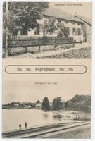 Goldensee, Kreis Lötzen Paprodtken, Gasthaus, Dorfpartie 