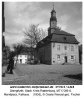 Drengfurth, Stadt, Kreis Rastenburg Marktplatz