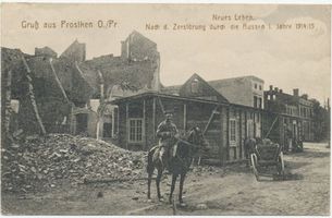 Prostken, Kreis Lyck Prostken, Neues Leben nach 1914/15 
