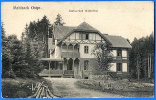 Mehlsack, Stadt, Kreis Braunsberg Mehlsack, Walschtal, Restaurant 