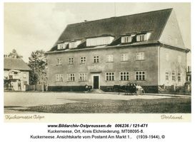 Kuckerneese, Ort, Kreis Elchniederung Am Markt  