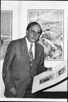 Ganz Ostpreußen, Rolf Burchard, Träger des Ostpreußischen Kulturpreises für Bildende Kunst. 1976 Вся Восточная Пруссия, Рольф Бурхард, лауреат Восточно-Прусской культурной премии в области изобразительного искусства, 1976
