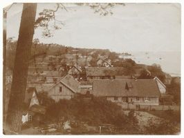 Schwarzort, Kreis Memel Schwarzort, Blick vom Evaberg auf das Dorf V 