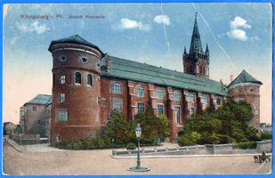 Königsberg (Pr.), Stadtkreis Königsberg Königsberg (Pr.), Schloß Westseite XVI Königsberg, Schloß