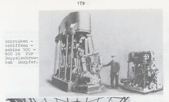 Königsberg (Pr.), Stadtkreis Königsberg Königsberg, Uniongießerei, Werft , Schrauben-Schiffmaschine 500-600 PS für Doppelschrauben Dampfer Königsberg, Union-Giesserei