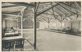 Ostwalde, Kreis Tilsit-Ragnit Ostwalde, Gasthaus  Zur Waldschänke  - Saal Оствальде, трактир «Лесная корчма» — зал