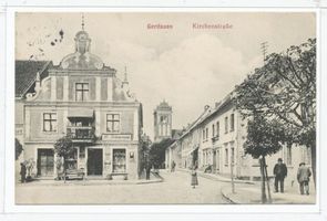Gerdauen, Stadt und Bahnstation, Kreis Gerdauen Kirchenstraße