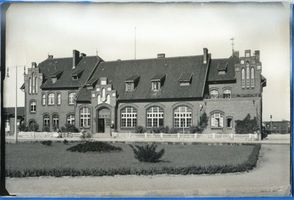 Mohrungen, Stadt, Kreis Mohrungen Mohrungen, Bahnhof 
