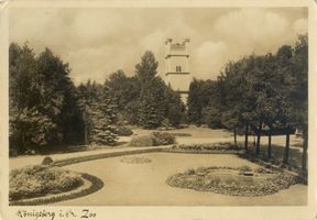 Königsberg (Pr.), Stadtkreis Königsberg Königsberg (Pr.), Tiergarten mit Aussichtsturm II Königsberg, Tiergarten