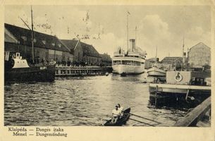 Memel, Stadt, Stadtkreis Memel Memel, Dangemündung 