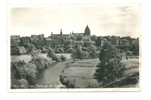 Wormditt, Kreis Braunsberg Wormditt, Partie an der Drewenz III Вормдитт, вид на реке Древенц, III