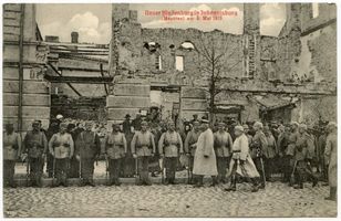Johannisburg, Kreis Johannisburg Johannisburg, Hindenburg in Johannisburg am 8. Mai 1915 
