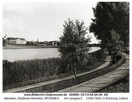 Allenstein, Stadtkreis Allenstein  Allenstein, am Langsee