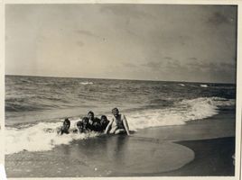 Nidden, Kreis Memel Nidden, Bad in der Ostsee 