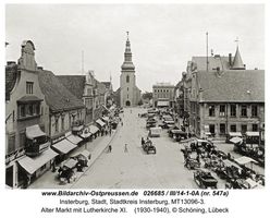 Insterburg, Stadt, Stadtkreis Insterburg Alter Markt  