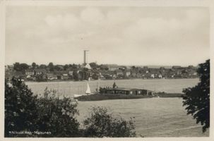 Nikolaiken Kr. Sensburg, Kreis Sensburg Nikolaiken Kr. Sensburg, Gesamtansicht mit Insel III 