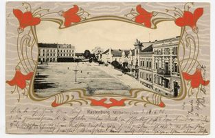 Rastenburg, Stadt, Kreis Rastenburg Rastenburg, Wilhelmsplatz Растенбург, площадь Вильгельма
