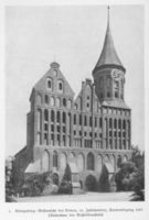 Königsberg (Pr.), Stadtkreis Königsberg Königsberg, Dom, Westansicht III Кёнигсберг, кафедральный собор, вид с запада, III