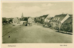 Ebenrode, Stadt, Kreis Ebenrode Stallupönen, Alter Markt Шталлупёнен, Старый рынок