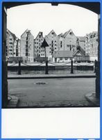 Königsberg (Pr.), Stadtkreis Königsberg Königsberg (Pr.), Blick vom ersten Pregeldurchgang auf die Speicher Königsberg, Pregel