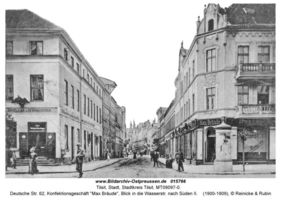 Tilsit, Stadt, Stadtkreis Tilsit Deutsche Straße 62