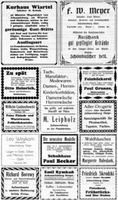 Johannisburg, Kreis Johannisburg Johannisburg, Anzeigen, Johannisburger Zeitung Johannisburg (Kreis), nicht verortete Bildmotive
