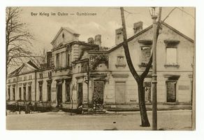 Gumbinnen, Stadt, Kreis Gumbinnen Gumbinnen, Zerstörungen 1915 III Gumbinnen, 1. Weltkrieg